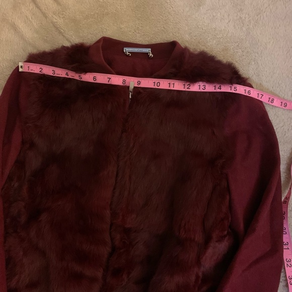 Wow ♥️ DVF Wool Rabbit Fur Bomber jacket - Picture 9 of 13